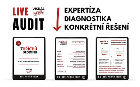 Proč vizuály působí amatérsky? A jak design opravit? Visual Detox expertíza vizuálů.